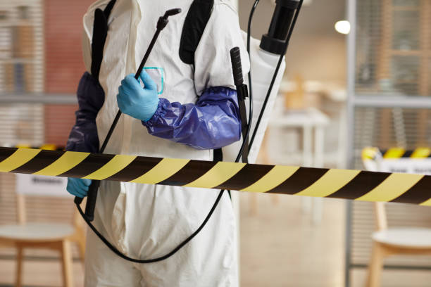 Professional Biohazard Cleanup technician working in Pittsfield, NH